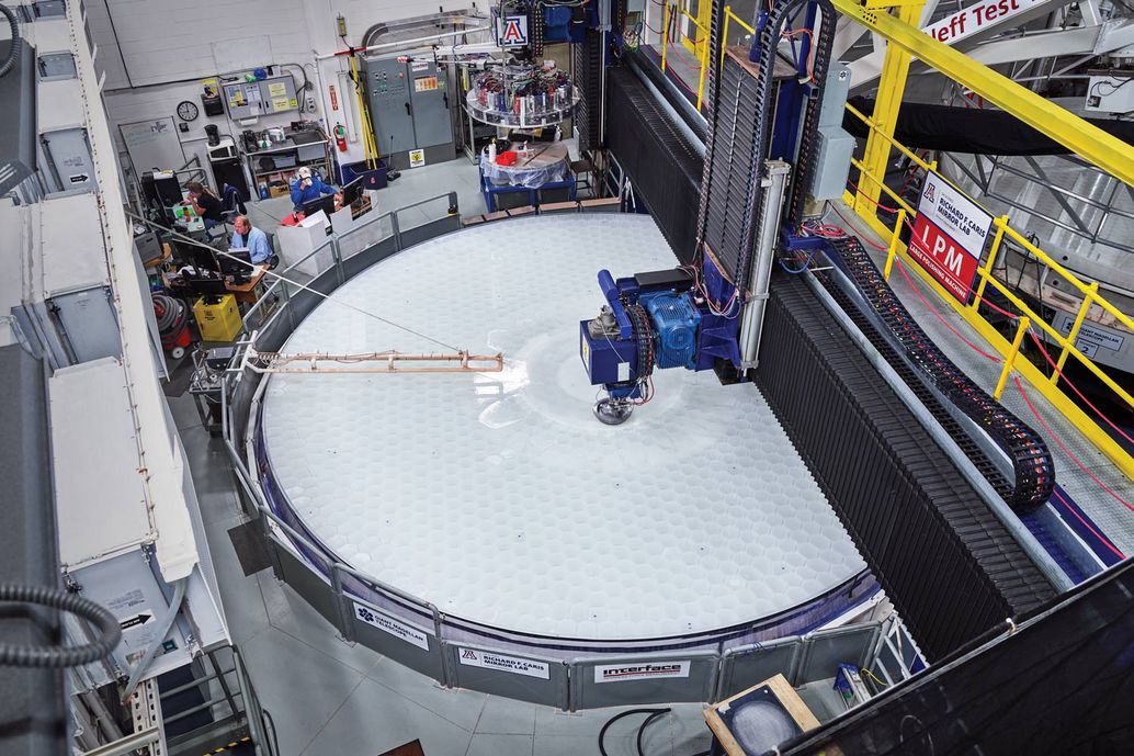 biggest telescope mirror in the world